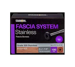 Fascia-Screws-Stainless-#9-x-1-7-8-for-TruNorth®-Composite-Boards-(100pc)